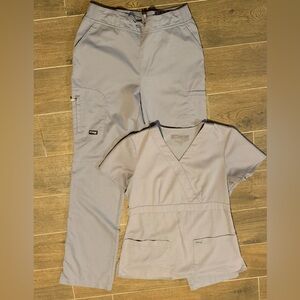 Grey’s Anatomy scrub set - grey - excellent condition